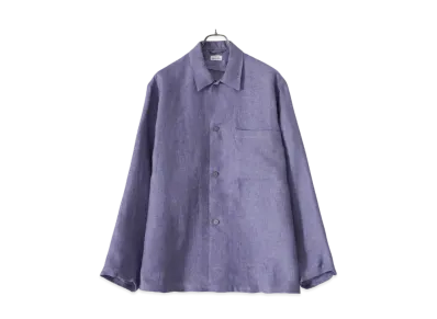 COMOLI Linen Shirt Jacket "Saxe"
