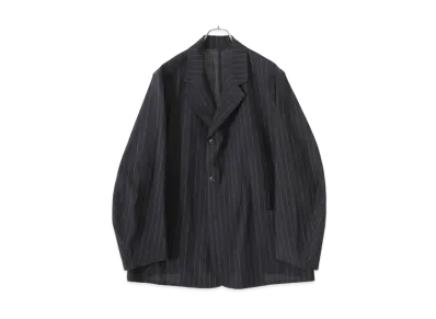 COMOLI Wool Striped Jacket "Stripe"