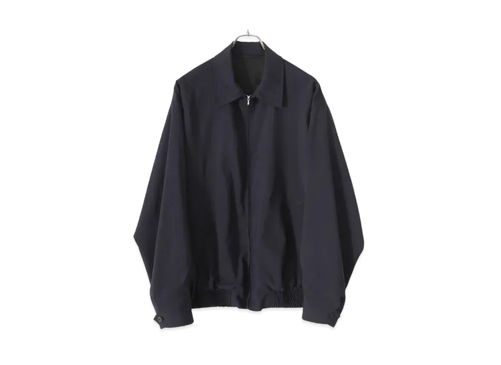 COMOLI Wool Swing Top "Navy"