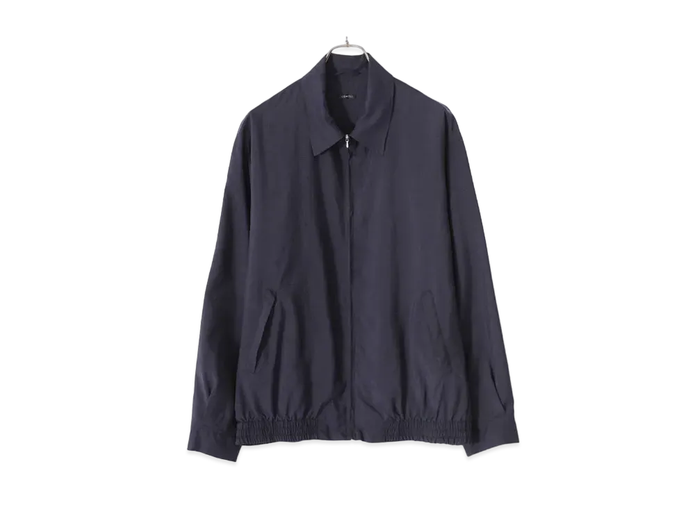 COMOLI Silk Stitch Swing Top "Navy"