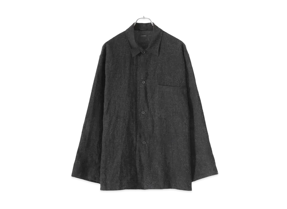 COMOLI Linen Dot Shirt Jacket "Dot"