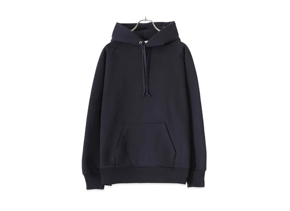 COMOLI Cotton Hanging Fleece Parka "Navy"