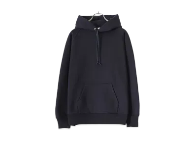 COMOLI Cotton Hanging Fleece Parka "Navy"
