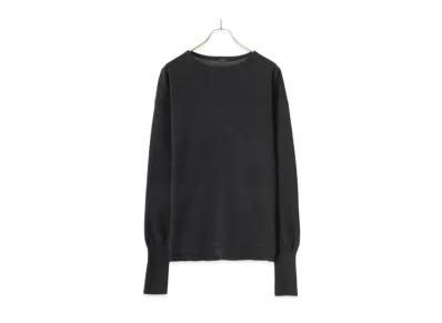 COMOLI Wool Japanese Paper COMOLI Knit "Charcoal"