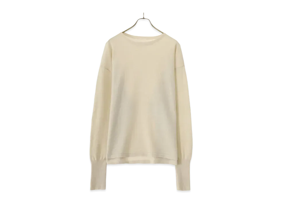 COMOLI Wool Japanese Paper COMOLI Knit "Ecru"