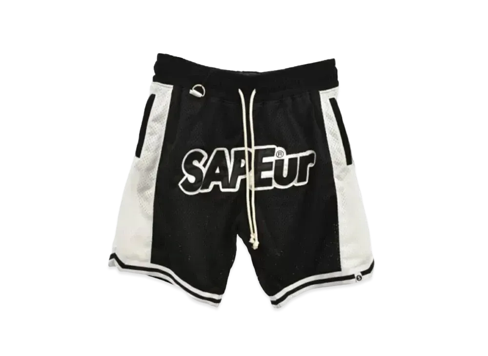 SAPEur UofS Uniform Basket Shorts "Black"