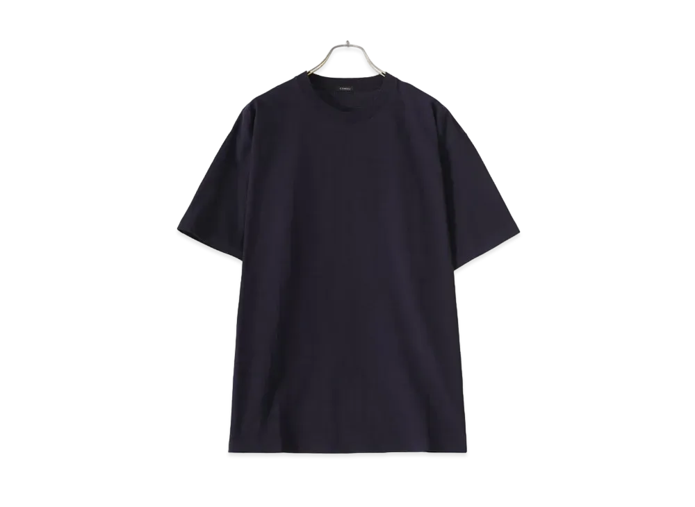 COMOLI Kubotenjiku Short Sleeved T-shirt "Navy"