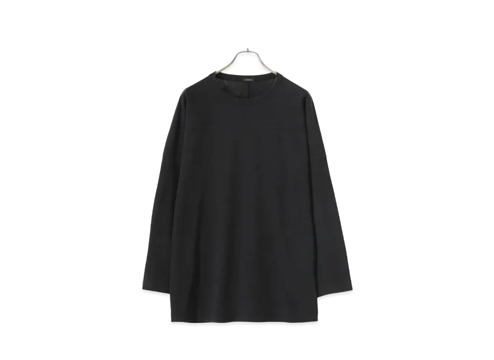 COMOLI Football T-shirt "Fade Black"