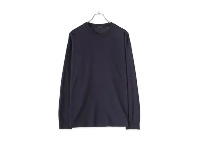 COMOLI Kubotenjiku Long Sleeve T-shirt "Navy"