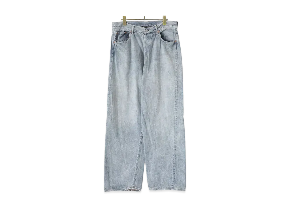 COMOLI Denim 5P Pants "Bleach"