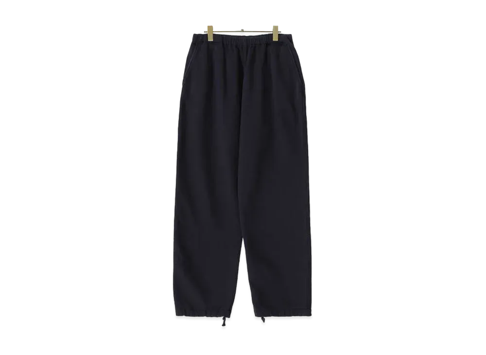 COMOLI Cotton Hanging Fleece Pants "Navy"