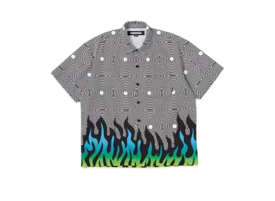 NEIGHBORHOOD NH x DSC . Flamepattern Shirt SS "Black"