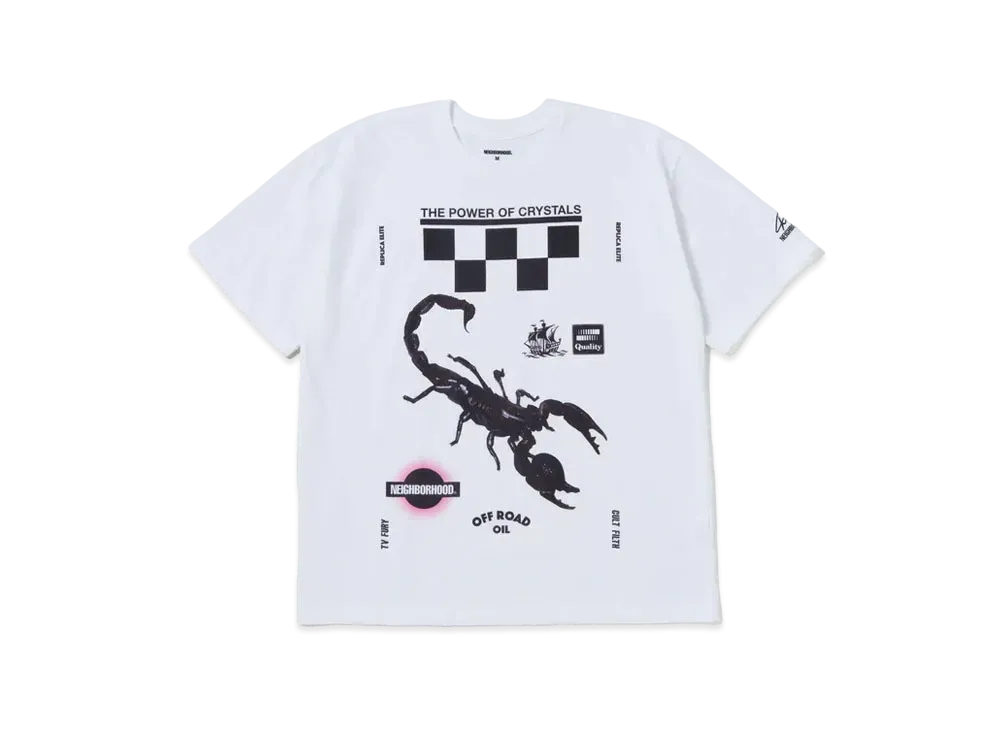 NEIGHBORHOOD NH x DSC . Crewneck SS-2 "White"