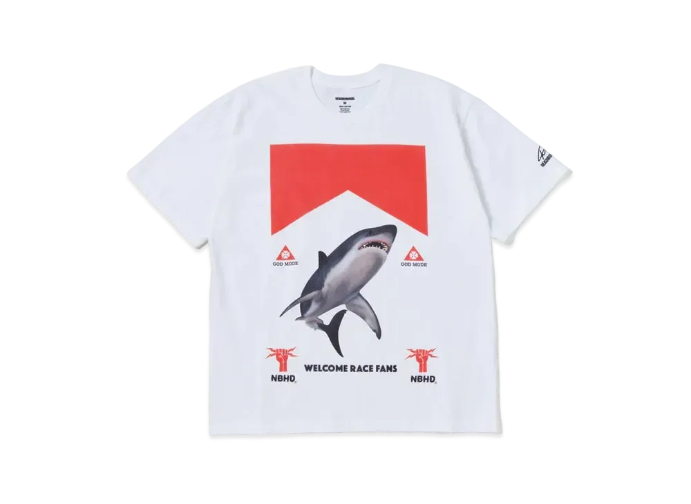 NEIGHBORHOOD NH x DSC . Crewneck SS-3 "White"