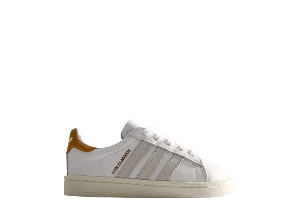 キス × アディダス オリジナルス インファント キャンパス 80s "サマー2023/マンゴー"(キッズ)