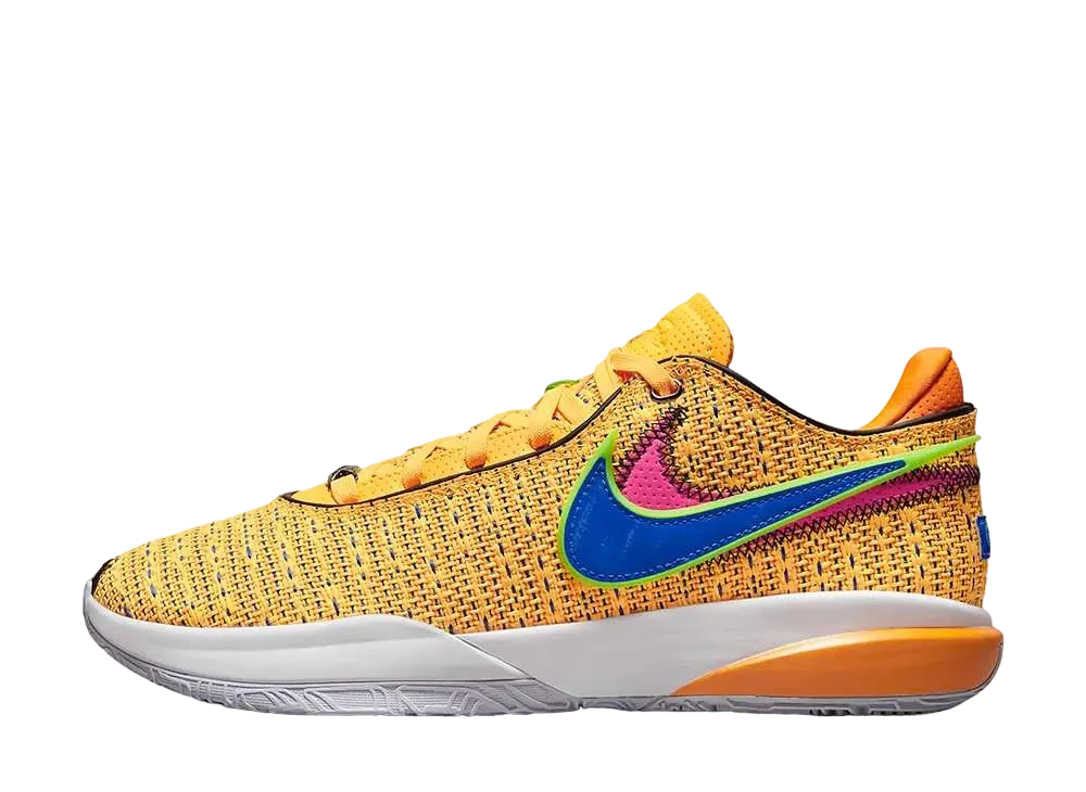 Nike LeBron 20 "Laser Orange/Hyper Pink/White/Racer Blue"