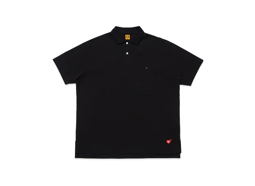 HUMAN MADE Big Polo Shirt "Black"