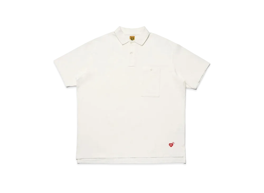 HUMAN MADE Big Polo Shirt "White"