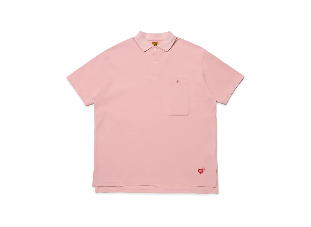 HUMAN MADE Big Polo Shirt "Pink"