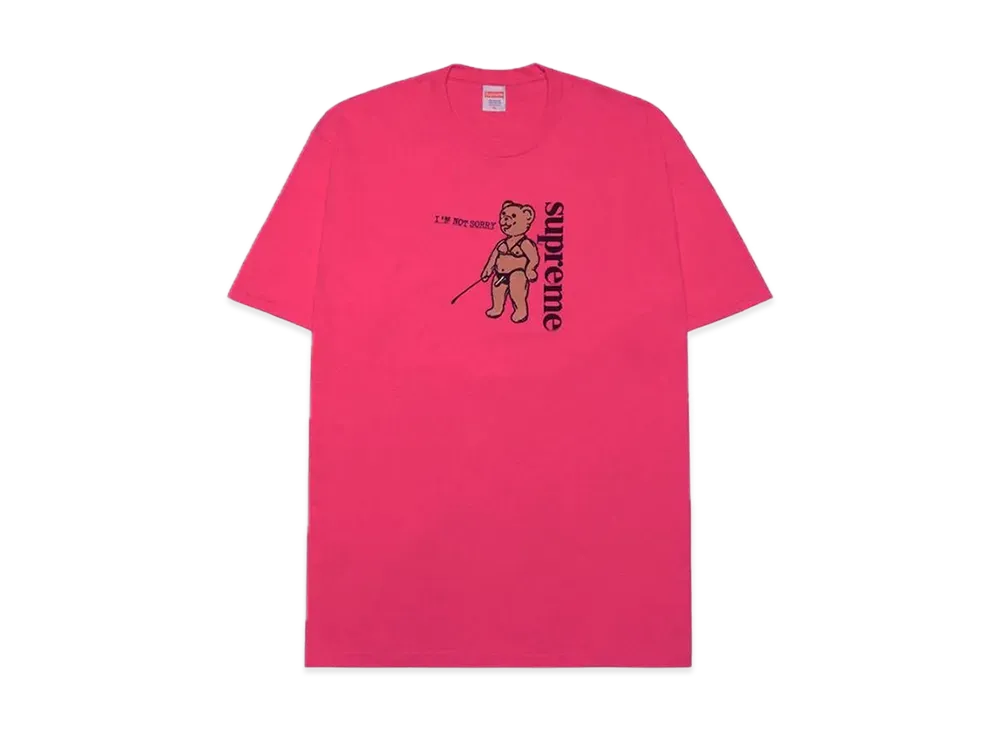 Supreme Not Sorry Tee "Pink"