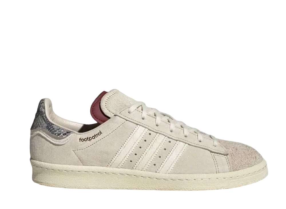 Footpatrol × adidas Campus "Cream White/Off White/Clear Brown"