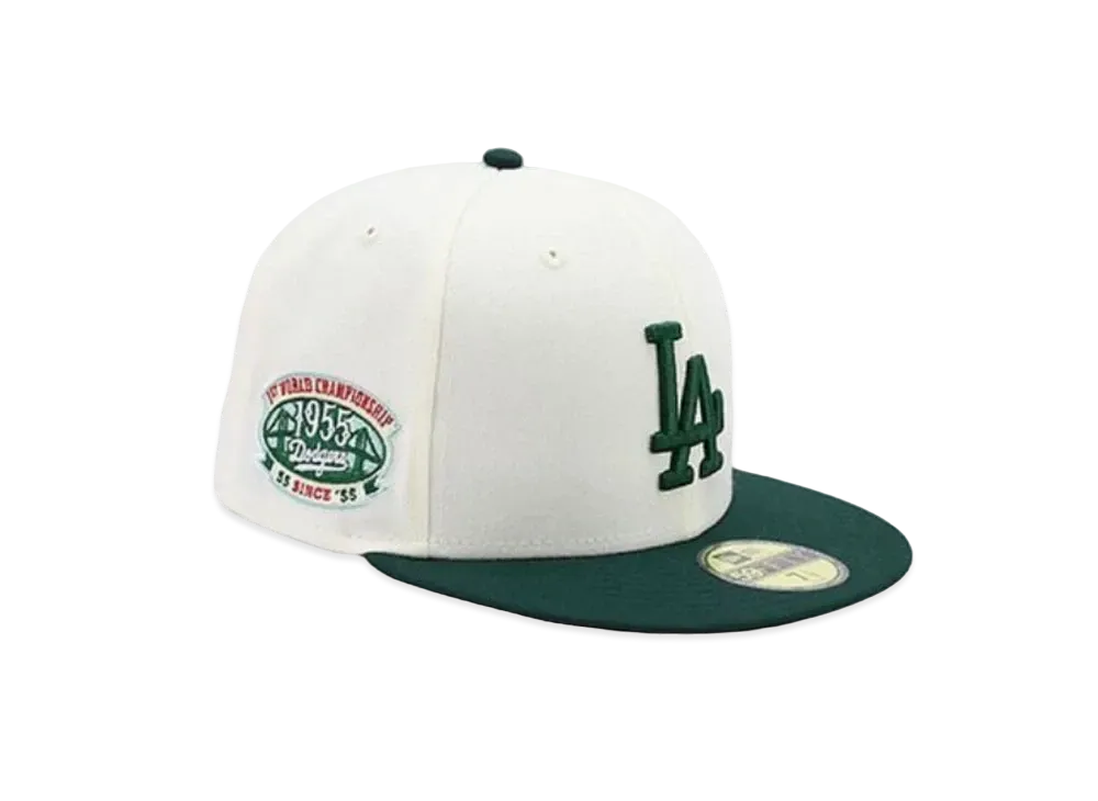 NEW ERA x THE CAP MIMOSA BLAST PACK 59Fifty Los Angeles Dodgers "Chrome White/Dark Green"