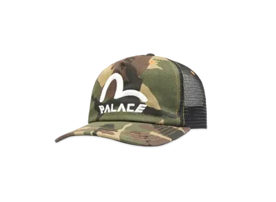 PALACE EVISU Denim And Mesh Trucker "Camo"