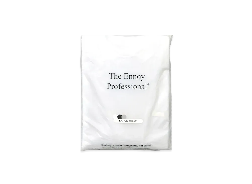 ENNOY 3Pack T-Shirt "Black White Grey"