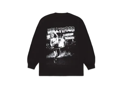 WACKO MARIA Hollywood Chainsaw Hookers / Long Sleeve T-Shirt "Black"