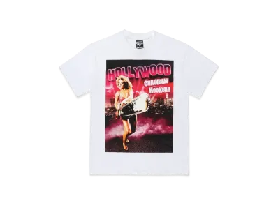 WACKO MARIA Hollywood Chainsaw Hookers / T-Shirt #1 "White"