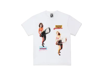 WACKO MARIA Hollywood Chainsaw Hookers / T-Shirt #2 "White"