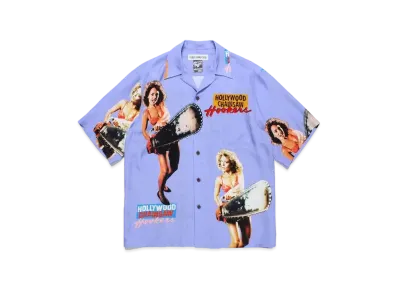 WACKO MARIA Hollywood Chainsaw Hookers / Hawaiian Shirt #3 "Purple"