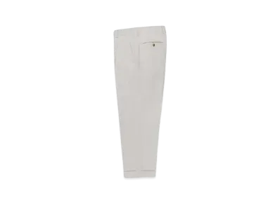 WACKO MARIA Dormeuil / Pleated Trousers (Type-2) "White"