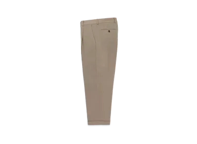 WACKO MARIA Dormeuil / Pleated Trousers (Type-2) "Light Beige"