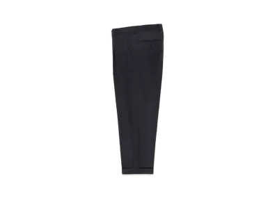WACKO MARIA Dormeuil / Striped Pleated Trousers (Type-2) "Purple"