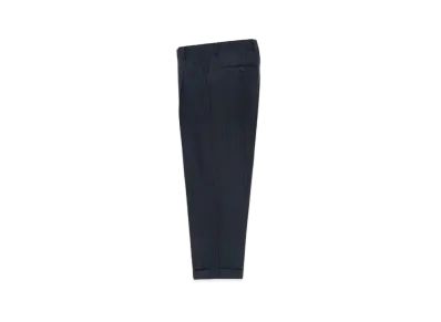 WACKO MARIA Dormeuil / Striped Pleated Trousers (Type-2) "Blue"