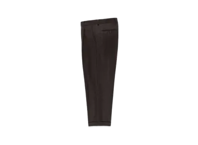 WACKO MARIA Dormeuil / Glitter Pleated Trousers (Type-2) "Brown"