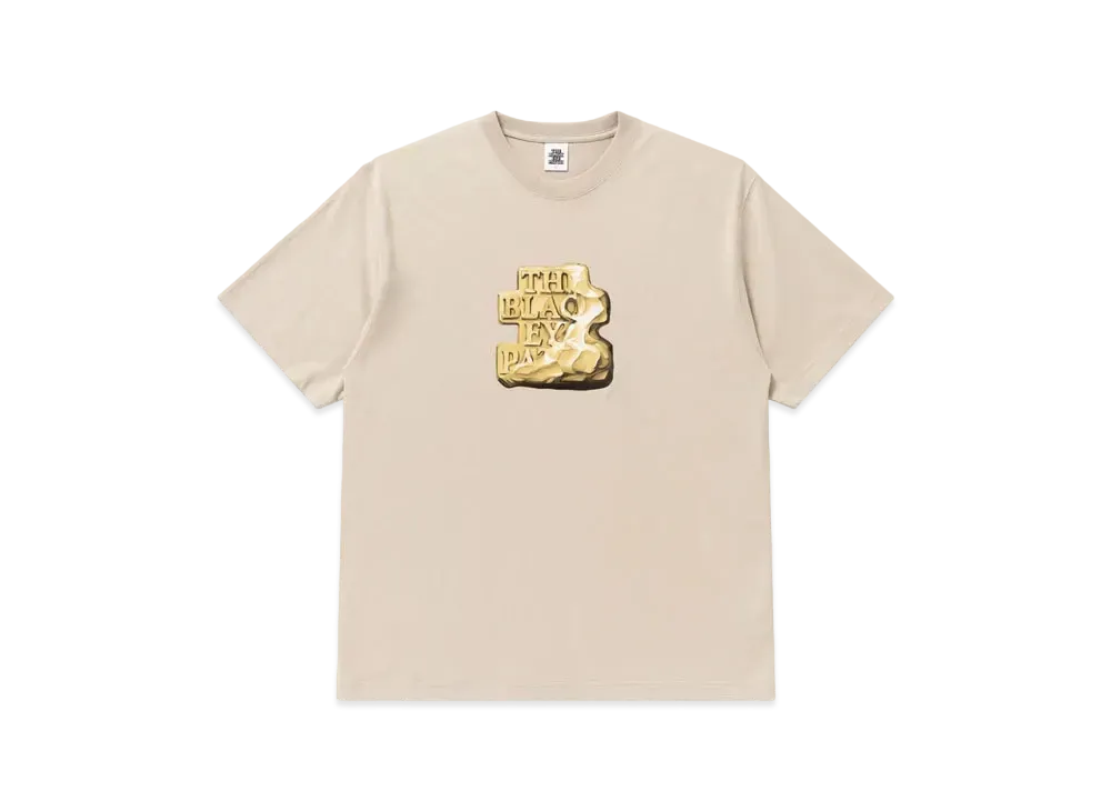 Black Eye Patch Bricked OG Label Tee "Beige"