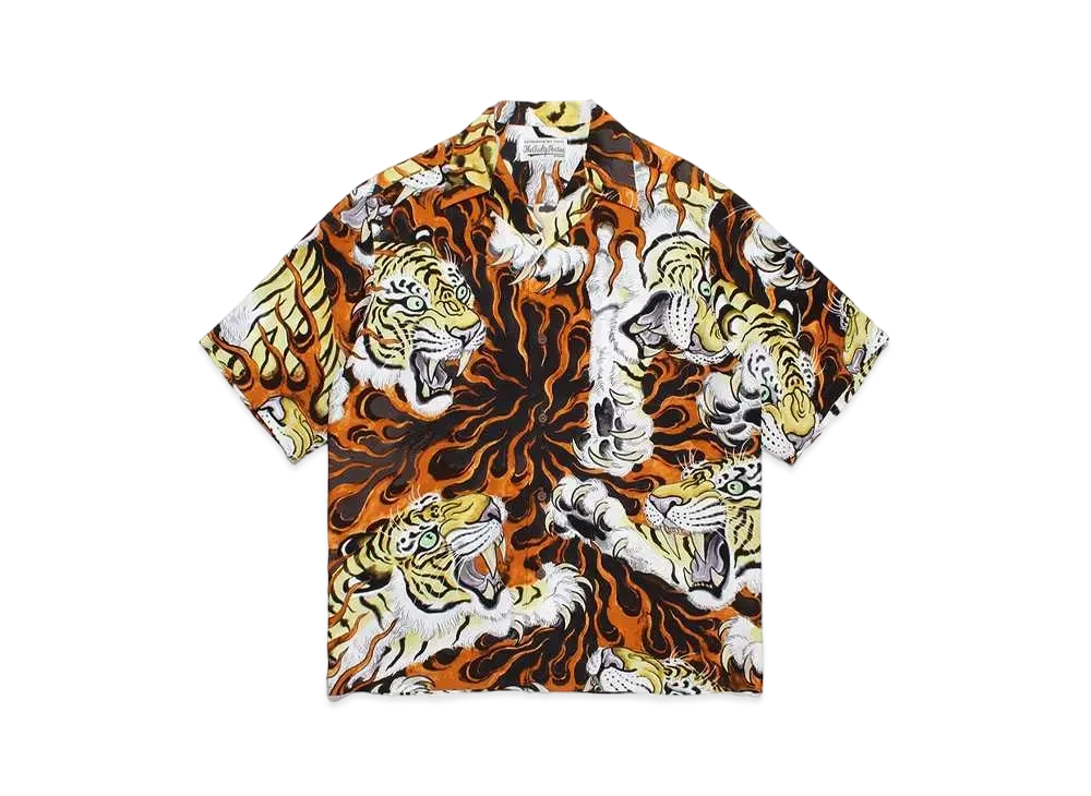 WACKO MARIA Tim Lehi / Hawaiian Shirt #2 "Brown"