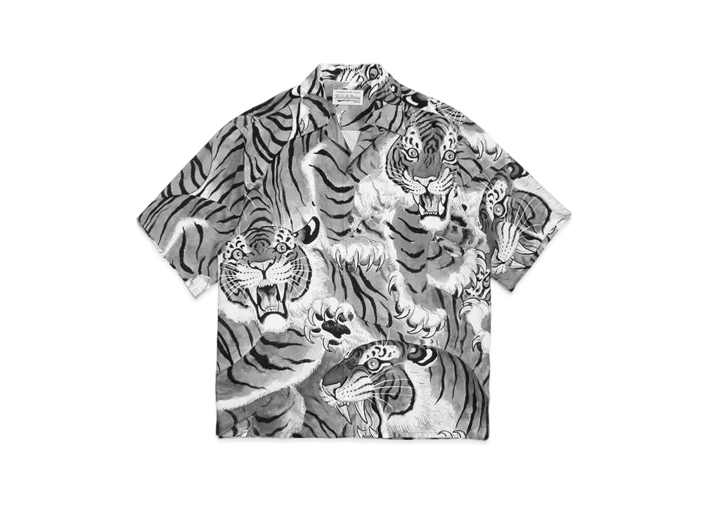 WACKO MARIA Tim Lehi / Hawaiian Shirt #1 "Gray"