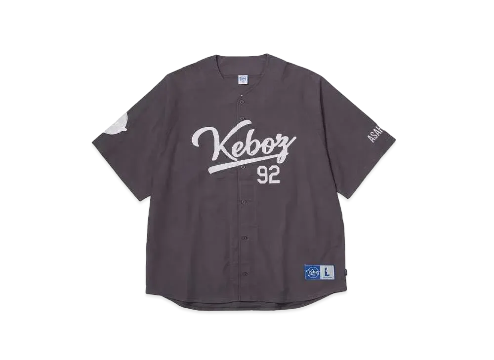 KEBOZ Nell Baseball Shirt "Charcoal Gray"