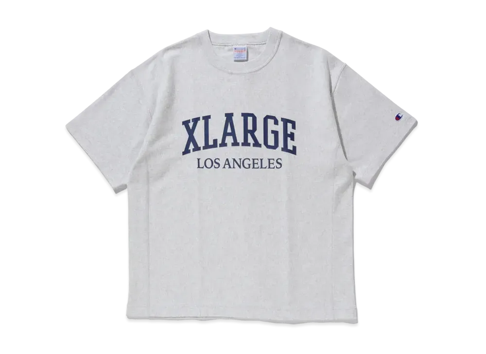 XLARGE x Champion Reverse Weave S/S Tee "Ash"