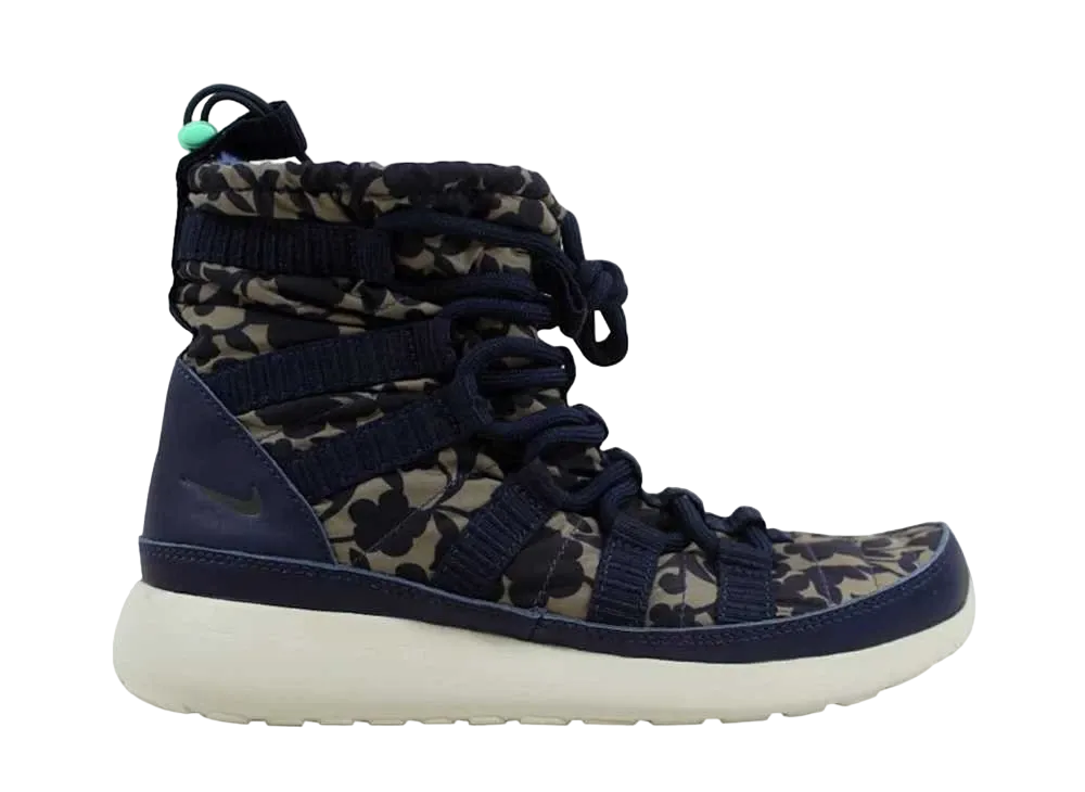 ナイキ ウィメンズ ローシ ワン ハイ リバティ QS "オブシディアン/カーゴカーキ/グリーングロー"