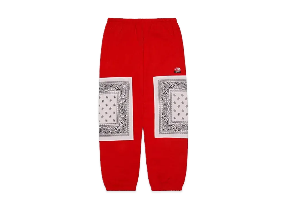 Supreme x The North Face Bandana Sweatpant "Red"