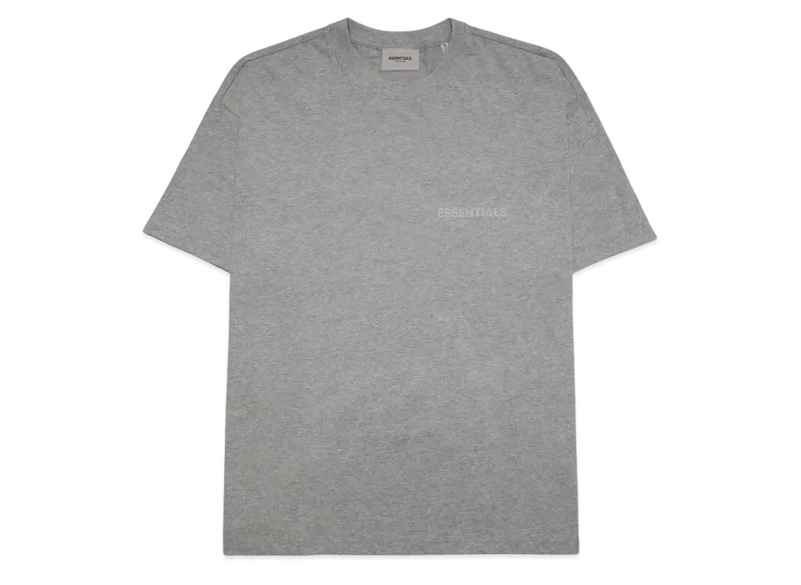 FEAR OF GOD ESSENTIALS SS TEE "Dark Heather Oatmeal"