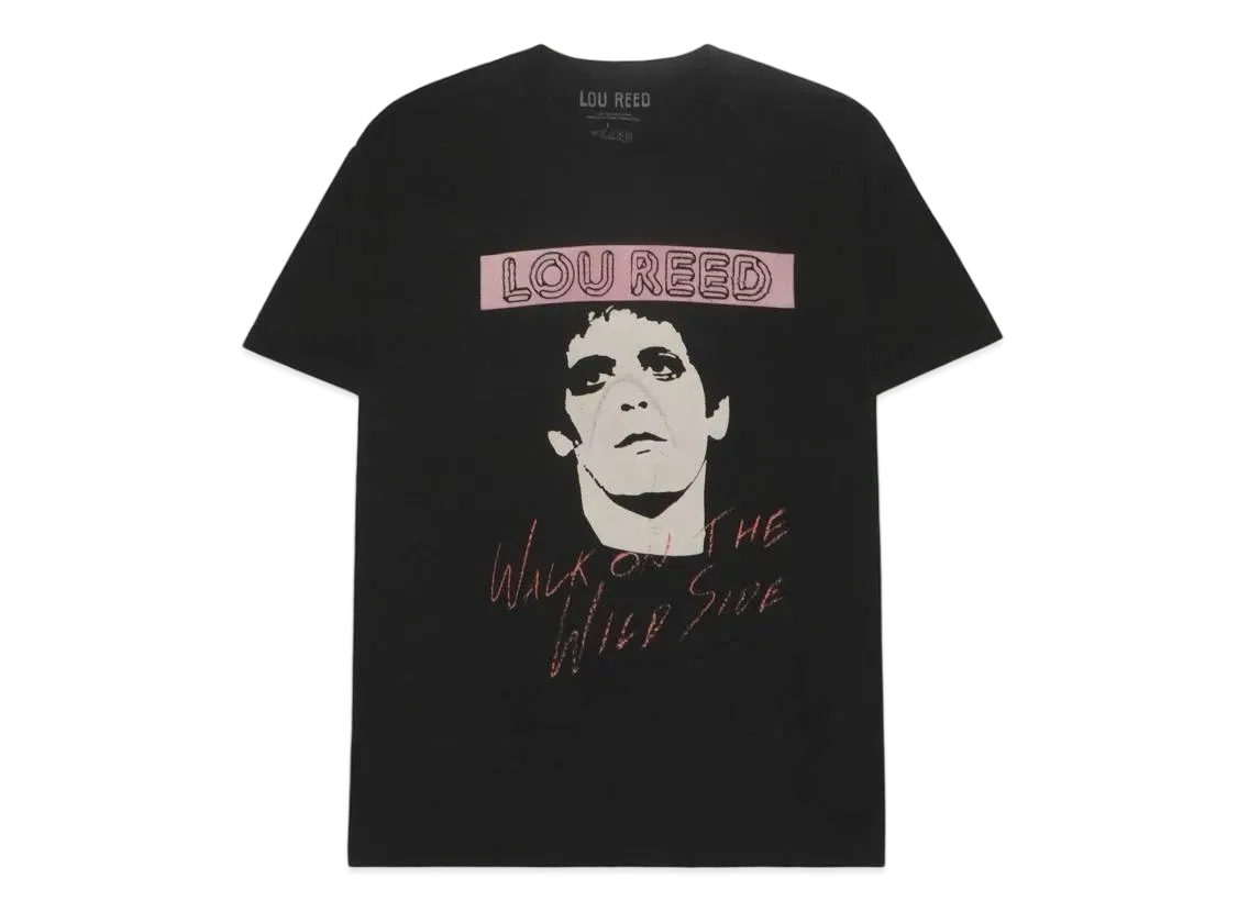 THRIFTY LOOK  LOU REED TEE "BLACK"