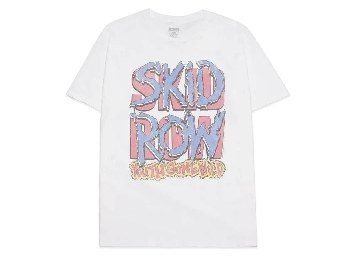 THRIFTY LOOK SKID ROW TEE "WHITE"