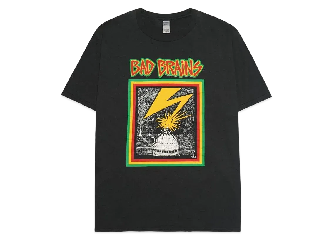 THRIFTY LOOK BAD BRAINS TEE "BLACK"
