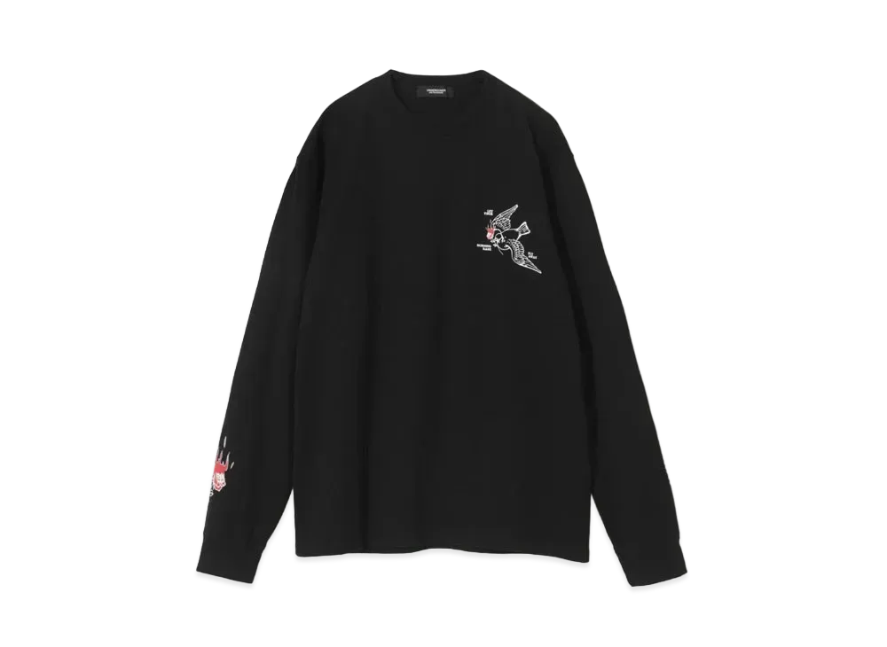 UNDERCOVER Cotton Long T-shirt "Black"