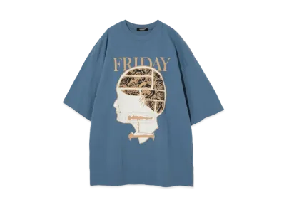 UNDERCOVER Cotton T-shirt "Blue Gray"